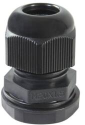 HAUPA 250086 Tömszelence+anya M20 müanyag fekete, Kb: 10-14, menet hossz: 10mm (250086)