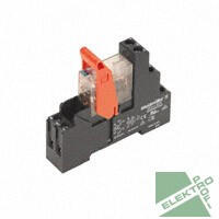 Weidmüller 8871030000 RCIKIT 24VDC 2CO LD Relé 240VDC 2CO 8A komplett sínre, led (8871030000)