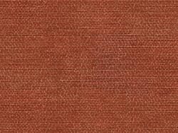 Noch 56610 3D-s dekorlap, klinkertégla fal, vörös, 250 x 125 x 0, 5 mm (4007246566105)