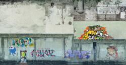 Noch 56669 3D-s dekorlap, graffitis fal, 250 x 125 mm (4007246566693)