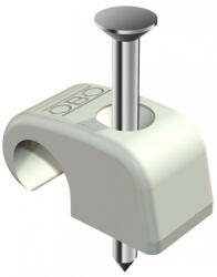Obo Bettermann 2228726 Haft Clip Kábelbilincs, 2026-os típusú, világosszürke, 7-12 mm (2228726)