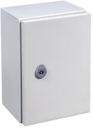 Ide Electric S. L IDE GN303015 Argenta acélszekrény 300x300x150 IP66 szerelőlappal RAL 7035 (GN303015)