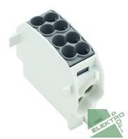 Weidmüller 1561100000 WPD 101 2X25/2X16 BK Elosztóblokk 1P sínre fekete 2x25mm2/ 2x16mm2 (1561100000)