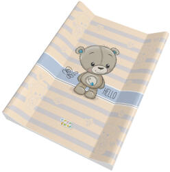  Babastar puha 2 ékes pelenkázó lap 50*70 cm - kék maci + pillangó - babastar