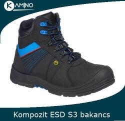 Portwest FD37 kompozit ESD S3 bakancs (FD37BKB40)