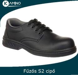 Portwest Fw80 vízálló munkavédelmi cipő, fűzős, S2 (FW80BKR49)