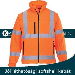 Portwest S428 jól láthatósági softshell dzseki (S428ORRL)