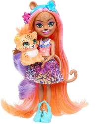 Mattel Enchantimals Deluxe - Charisse Cheetah baba és Grinsy (HNV30)