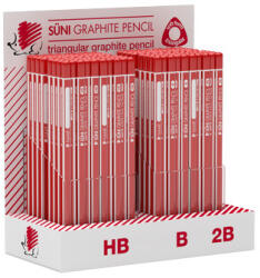 ICO Grafitceruza Készlet Háromszögletű 3 Darab/Csomag HB-B-2B EDP184 (I9130047000)