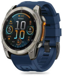 Tech-Protect Silicone szíj Garmin Fenix 5x / 5x Plus / 6x / 6x Pro / 7x / 8 51mm, navy blue