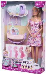 Simba Toys Steffi Love Hello Baby terhes baba játékszett
