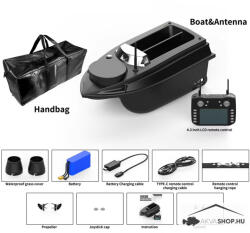 Flytec V030 GPS katamarán horgász etetőhajó 20.000 mAh akkumulátorral