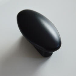 METAKOR EGG 12, Fekete bútorgomb (70_2752_12)