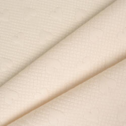 Takoy Material tricotat / jacquard cable knit inimi pe ivory