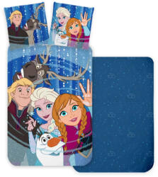  Disney Jégvarázs Friends gyerek, ovis ágyneműhuzat 100×135 cm, 40×60 cm (BRM017153) - oliviashop