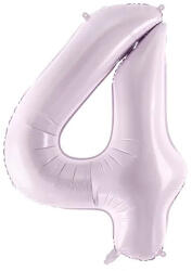 Partydeco Számos lufi 28" 72cm óriás világoslila szám, számjegy 4-es (LUFI112360)