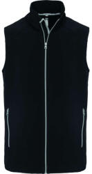 Kariban Uniszex két rétegű softshell mellény, Kariban KA423, Black-L (ka423bl-l)
