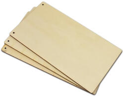  Natúr fa téglalap álló 3db/csomag 13x24, 3cm - papelito