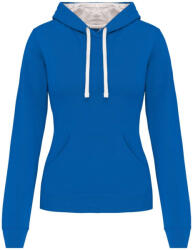 Kariban KA465 LADIES’ CONTRAST HOODED SWEATSHIRT (ka465lro/wh-m)