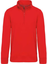 Kariban KA487 ZIPPED NECK SWEATSHIRT (ka487re-4xl) - ajandektargykozpont