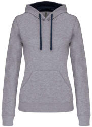 Kariban KA465 LADIES’ CONTRAST HOODED SWEATSHIRT (ka465oxg/nv-l)