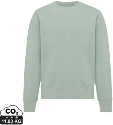 iqoniq Kruger relaxed újrah. pamut pulóver kerek nyakkivágás (T9302.023.M)