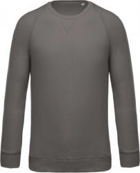Kariban KA480 MEN'S ORGANIC COTTON CREW NECK RAGLAN SLEEVE SWEATSHIRT (ka480stgr-m)
