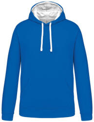 Kariban KA446 MEN'S CONTRAST HOODED SWEATSHIRT (ka446lro/wh-xl)