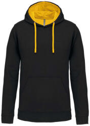 Kariban KA446 MEN'S CONTRAST HOODED SWEATSHIRT (ka446bl/ye-s)
