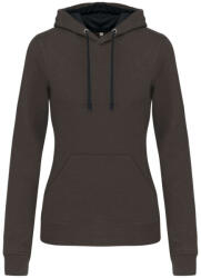 Kariban KA465 LADIES’ CONTRAST HOODED SWEATSHIRT (ka465dg/bl-l)