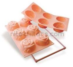 Silikomart Силиконова мултиформа small roses 6 броя, код С48