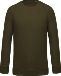 Kariban KA480 MEN'S ORGANIC COTTON CREW NECK RAGLAN SLEEVE SWEATSHIRT (ka480mgn-m)