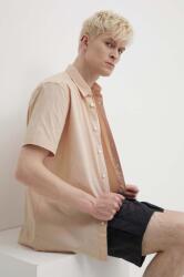 HUGO BOSS ing férfi, galléros, fekete, regular - rózsaszín L