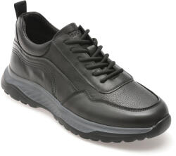 Gryxx Pantofi casual GRYXX negri, F102, din piele naturala 44