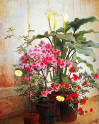 Figured Art Set goblen cu diamante, cu sasiu, Un colt de sera - George Cochran Lambdin, 40x50 cm (DP-FA10106-Y)