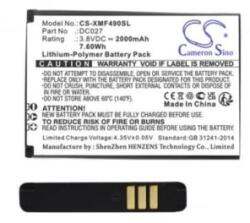 Cameron Sino CS-XMF490SL router akkumulátor 2000mAh (CS-XMF490SL)