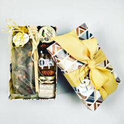  Gentleman’s Delight Box - Ajándékcsomag férfiaknak barna-mintás díszdobozban