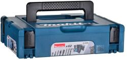 Makita Set 62 burghie/capete de incarcare MAKPAC, Makita, HSS-G, Maner magnetic, Verde (B-53908)