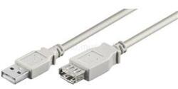  USB-A 2.0 - USB-A 2.0 M/F adatkábel hosszabbító 0.6m fehér (XUSBKAB2AAE06WH) (XUSBKAB2AAE06WH)