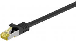 Goobay S/FTP CAT 6A patch kábel 3m fekete (91617)