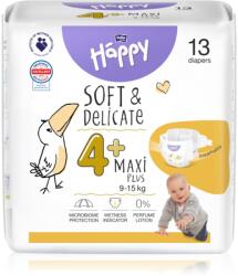 Bella Soft&Delicate Size 4+ Maxi Plus scutece de unică folosință 9-15 kg 13 buc