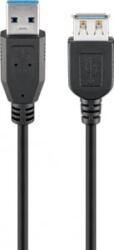 Goobay USB 3.0 SuperSpeed hosszabbító kábel 1.8m fekete (93998) (93998)