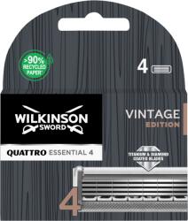 Wilkinson Sword Quattro Essential 4 Vintage Edition cserélhető borotvabetét 4 db