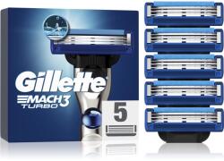 Gillette Mach3 Turbo tartalék kefék 5 db