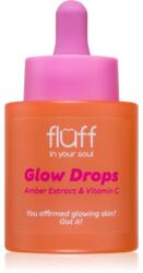 Fluff Glow Drops élénkítő szérum C vitamin Amber Extract 30 ml