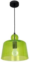 Luminex Lustră pe cablu BELL 1xE27/60W/230V verde (LU0061)