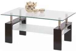 Halmar Kávésasztal DIANA 45x100 cm wenge/átlátszó V-CH-DIANA_INTRO-LAW-WENGE (HA0099)