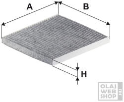  Filtron aktívszenes pollenszűrő K1232A