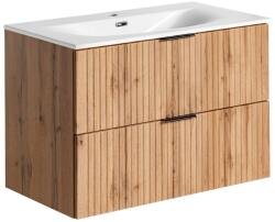 Comad Set dulap Comad Adel Oak ADEL OAK 82-80-B-2S, lavoar Comad Sky SKY80/DP-8099 (SETADOSKY80CM)