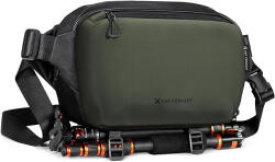 K&F Concept Alpha Sling 10L, fotós oldaltáska, fekete, sötétzöld (KF-13-157V3)